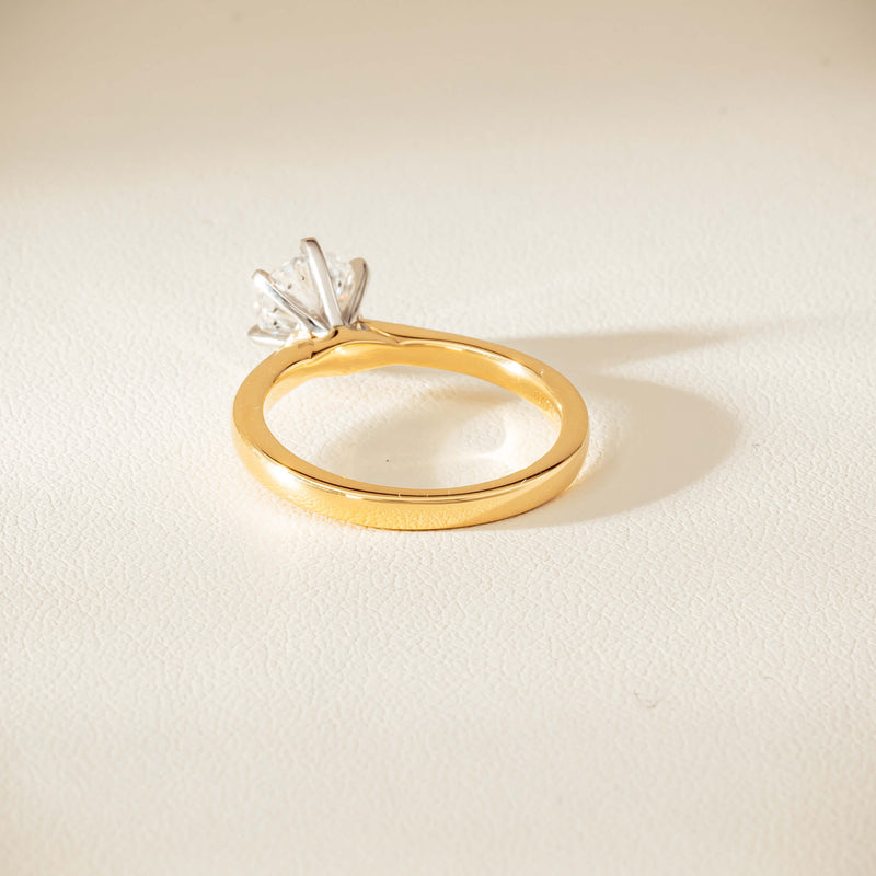 18ct Yellow Gold 1.01ct Diamond Capri Ring