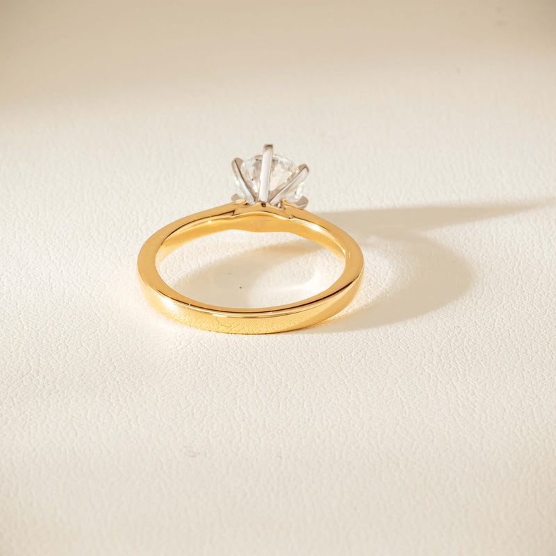 18ct Yellow Gold 1.01ct Diamond Capri Ring