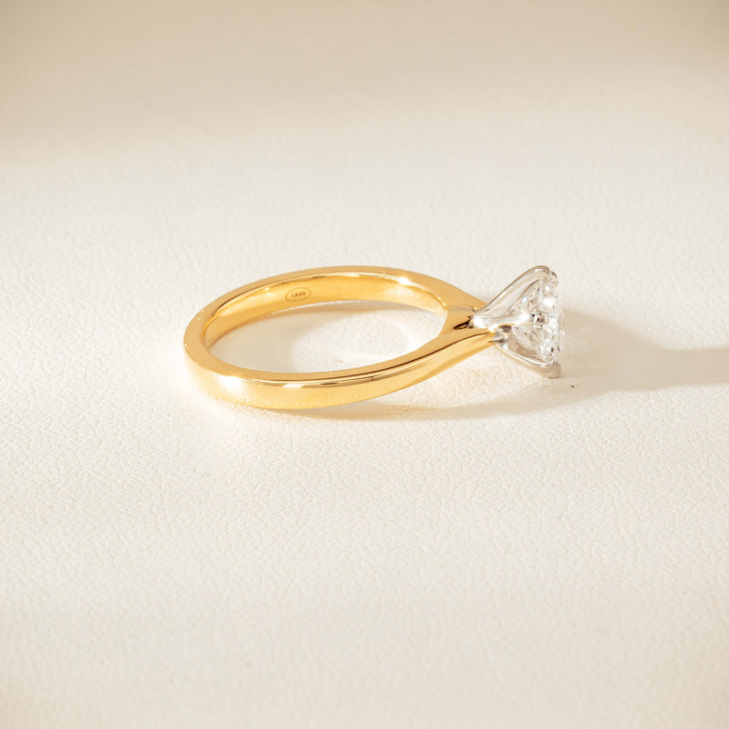 18ct Yellow Gold 1.01ct Diamond Capri Ring