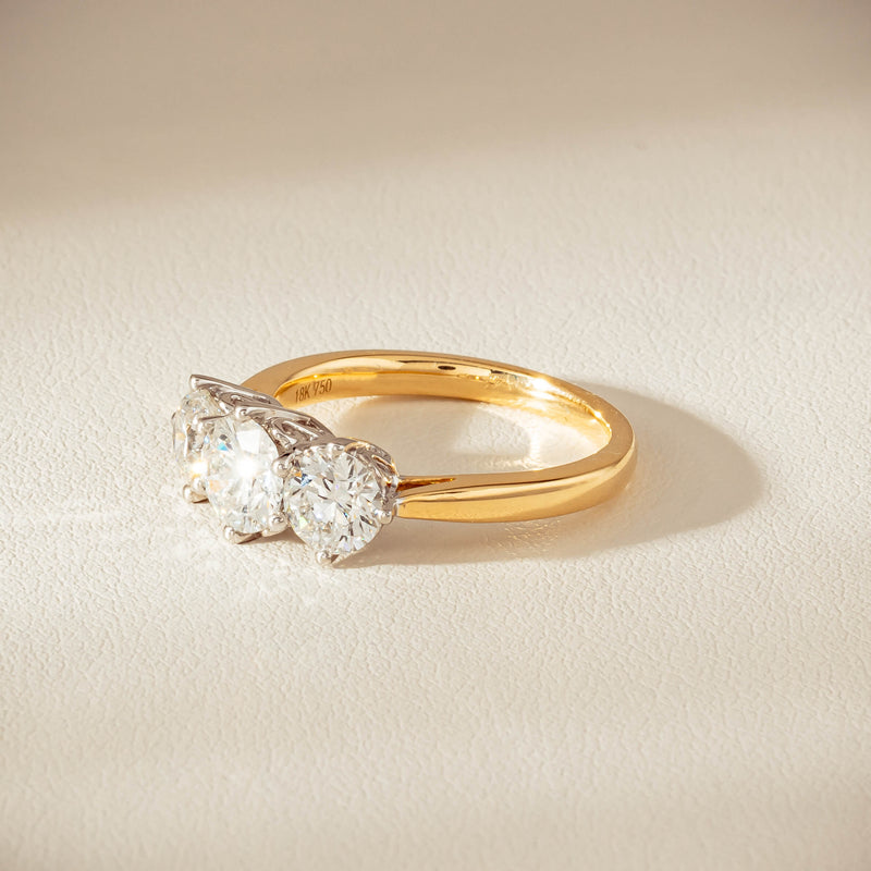 18ct Yellow Gold 2.22ct Diamond Coronado Ring