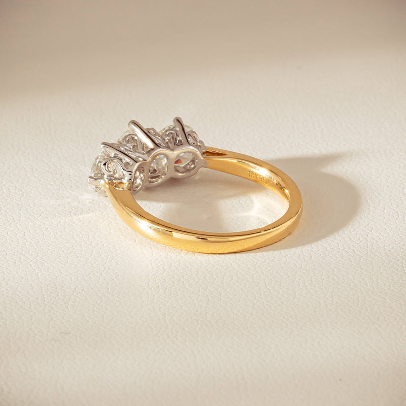 18ct Yellow Gold 2.22ct Diamond Coronado Ring