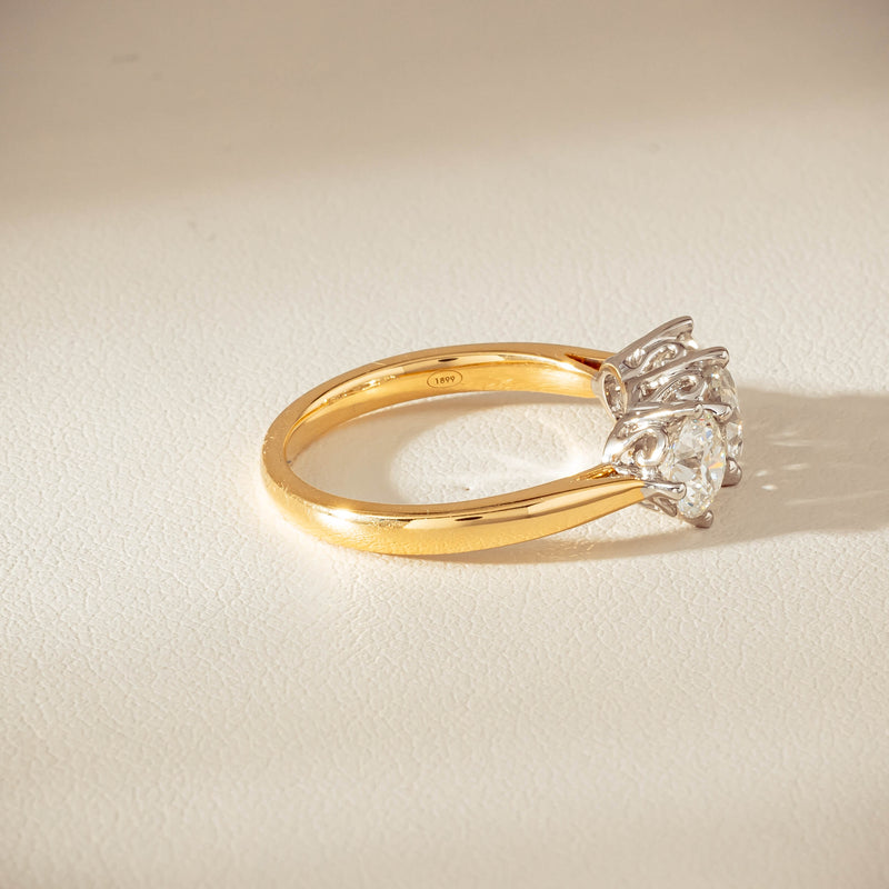18ct Yellow Gold 2.00ct Diamond Coronado Ring - Ring - Walker & Hall