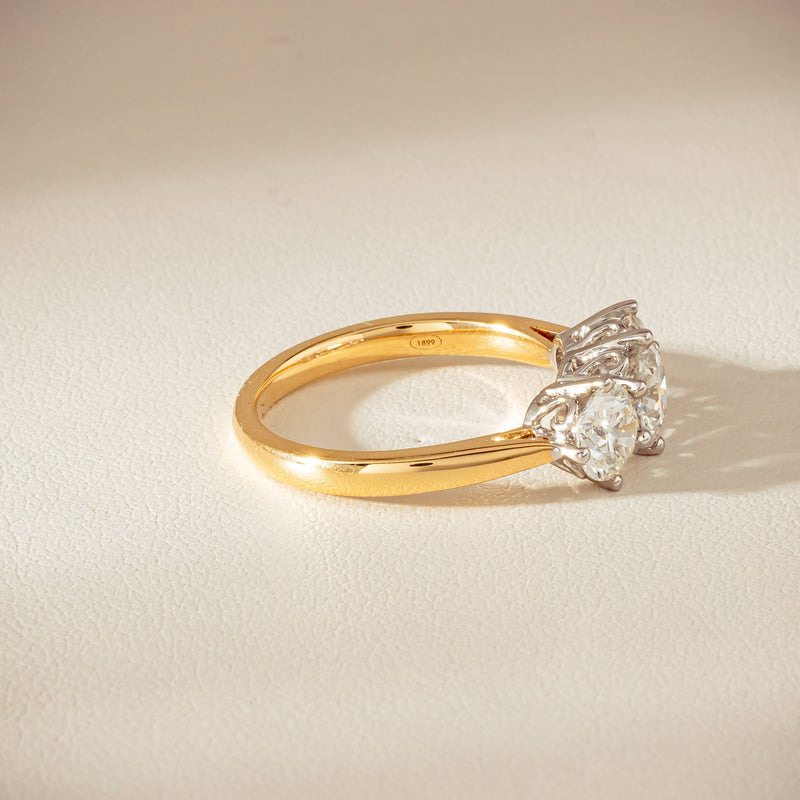18ct Yellow Gold 2.00ct Diamond Coronado Ring - Ring - Walker & Hall