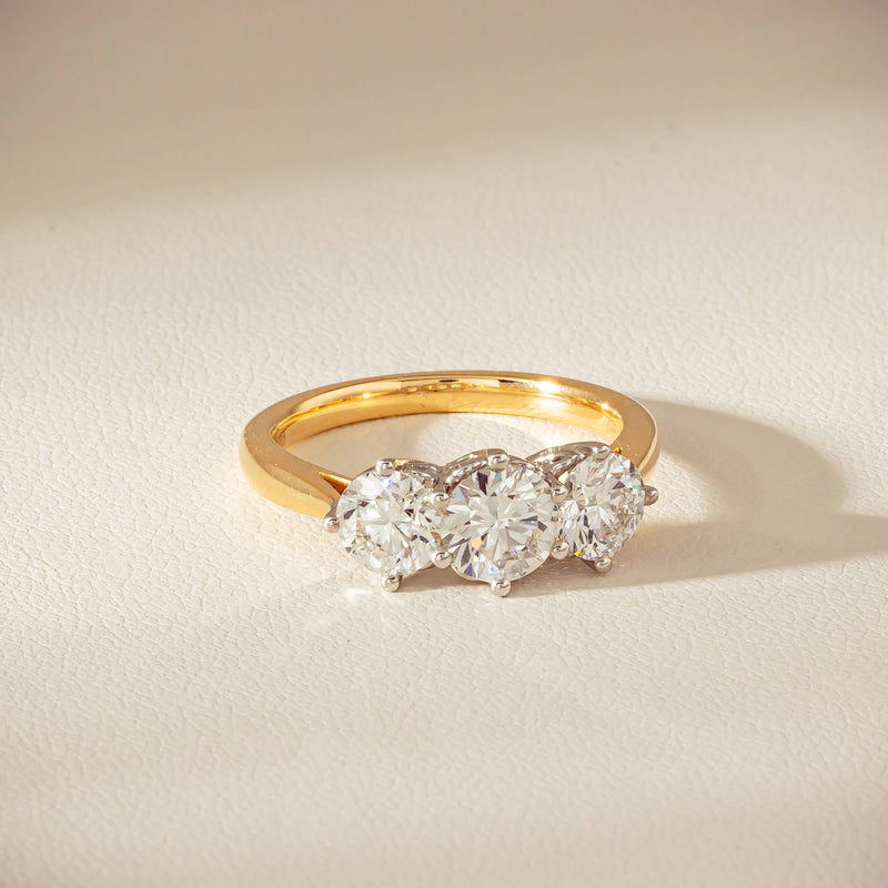 18ct Yellow Gold 2.22ct Diamond Coronado Ring