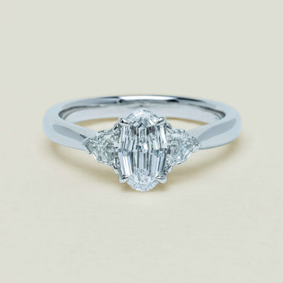 18ct White Gold 1.01ct Oval-Cut Diamond Ring - Ring - Walker & Hall