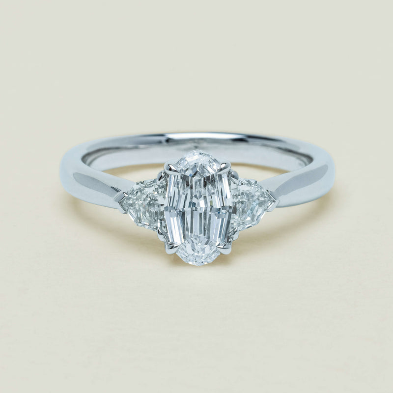 18ct White Gold 1.01ct Oval-Cut Diamond Ring - Ring - Walker & Hall