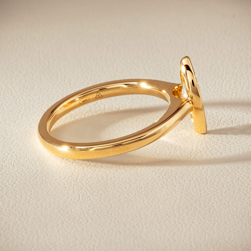 18ct Yellow Gold .75ct Reclaimed Marquise Diamond Natalia Ring - Ring - Walker & Hall