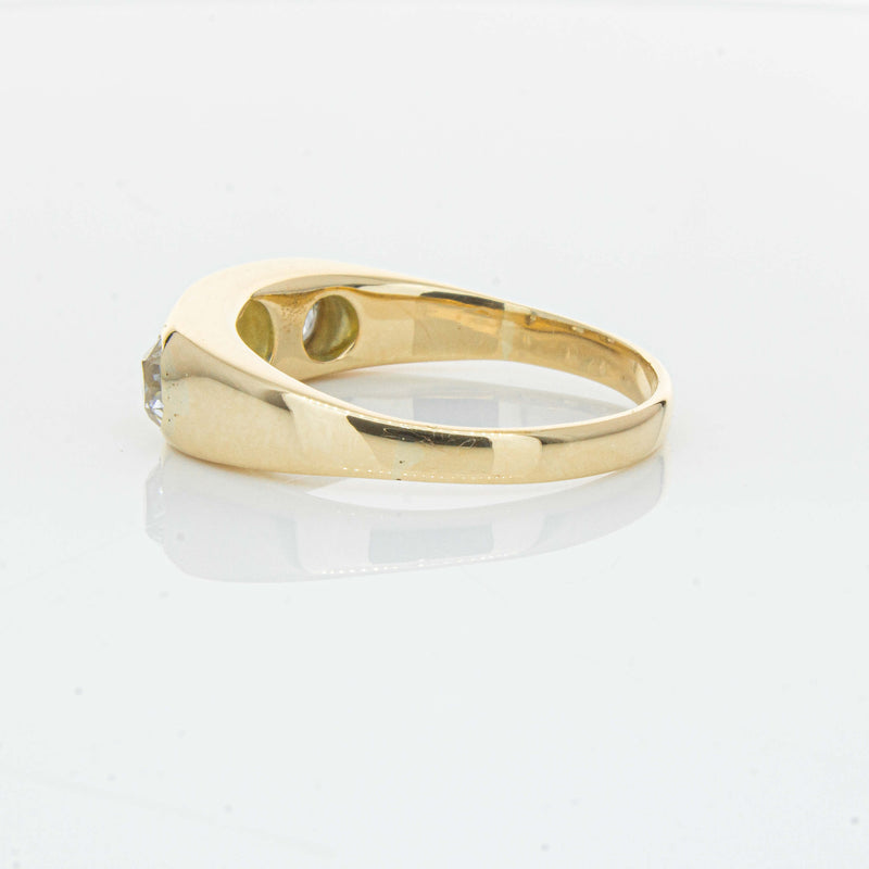 Deja Vu 14ct Yellow Gold 1.36ct Diamond Three-Stone Ring - Ring - Walker & Hall