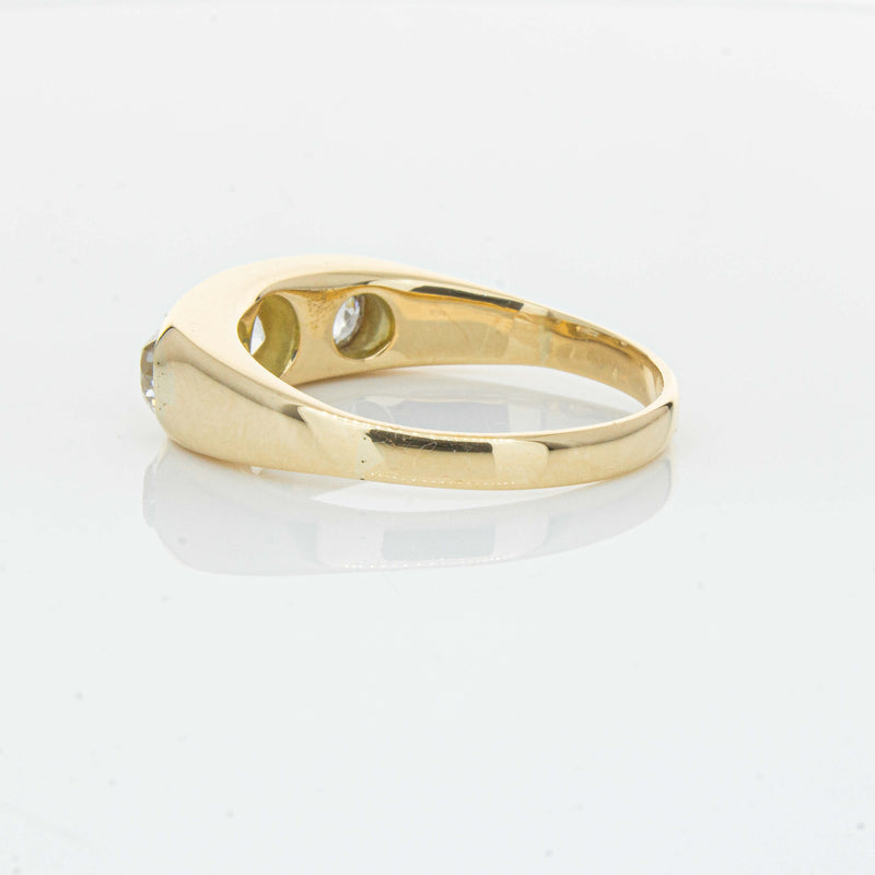 Deja Vu 14ct Yellow Gold 1.36ct Diamond Three-Stone Ring - Ring - Walker & Hall