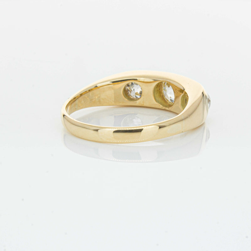 Deja Vu 14ct Yellow Gold 1.36ct Diamond Three-Stone Ring - Ring - Walker & Hall