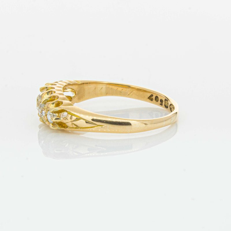 Vintage 18ct Yellow Gold .38ct Old-Cut Diamond Ring - Ring - Walker & Hall