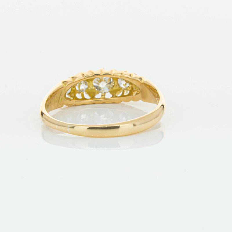 Vintage 18ct Yellow Gold .38ct Old-Cut Diamond Ring - Ring - Walker & Hall