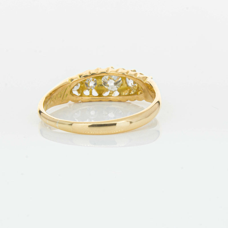 Vintage 18ct Yellow Gold .38ct Old-Cut Diamond Ring - Ring - Walker & Hall