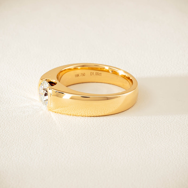 18ct Yellow Gold 1.00ct Diamond Astrid Ring - Ring - Walker & Hall