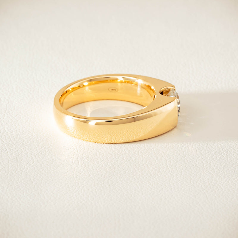 18ct Yellow Gold 1.00ct Diamond Astrid Ring - Ring - Walker & Hall