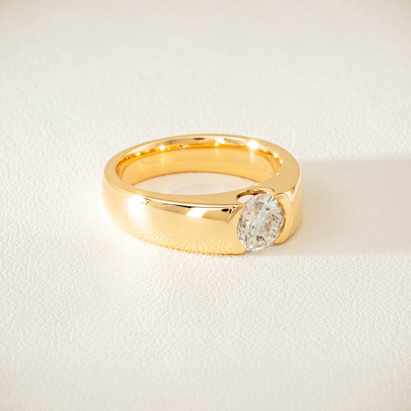 18ct Yellow Gold 1.00ct Diamond Astrid Ring - Ring - Walker & Hall