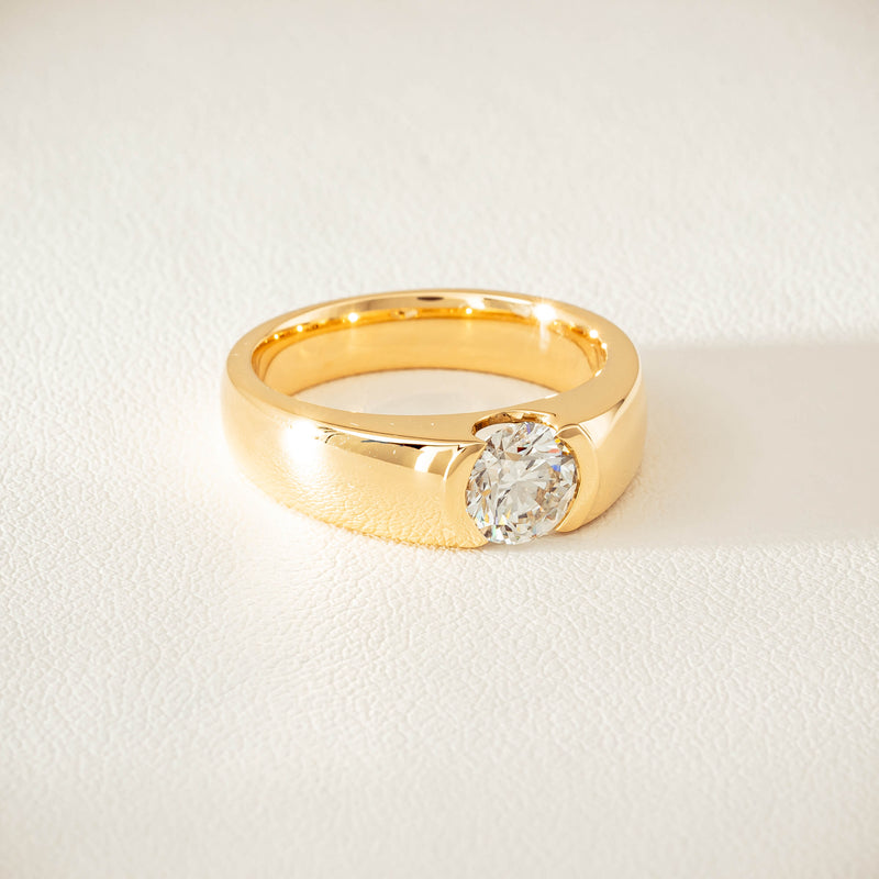 18ct Yellow Gold 1.00ct Diamond Astrid Ring - Ring - Walker & Hall