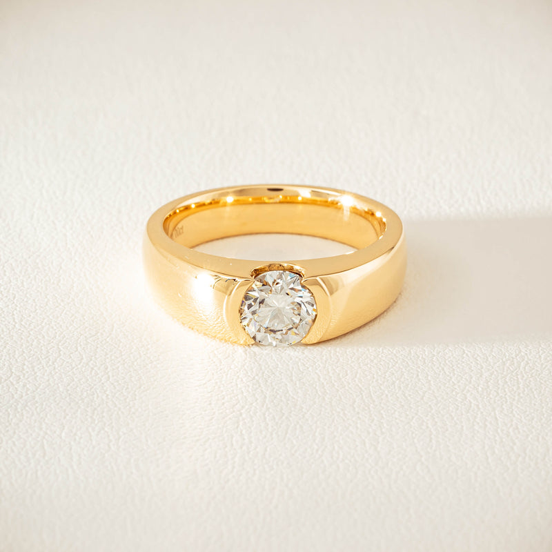 18ct Yellow Gold 1.00ct Diamond Astrid Ring - Ring - Walker & Hall