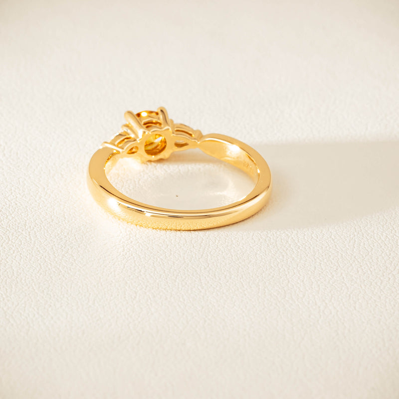 18ct Yellow Gold .64ct Yellow Diamond Ayla Ring - Ring - Walker & Hall