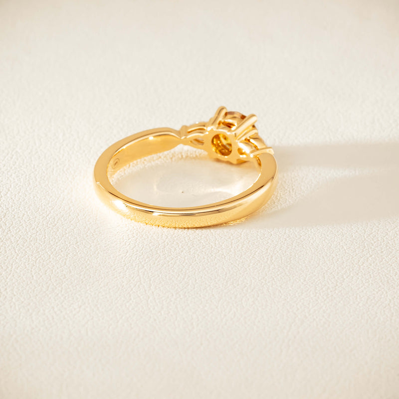 18ct Yellow Gold .64ct Yellow Diamond Ayla Ring - Ring - Walker & Hall
