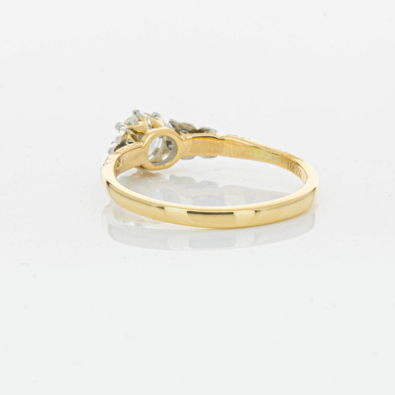 Deja Vu 16ct Yellow Gold .50ct Diamond Solitaire Ring - Ring - Walker & Hall