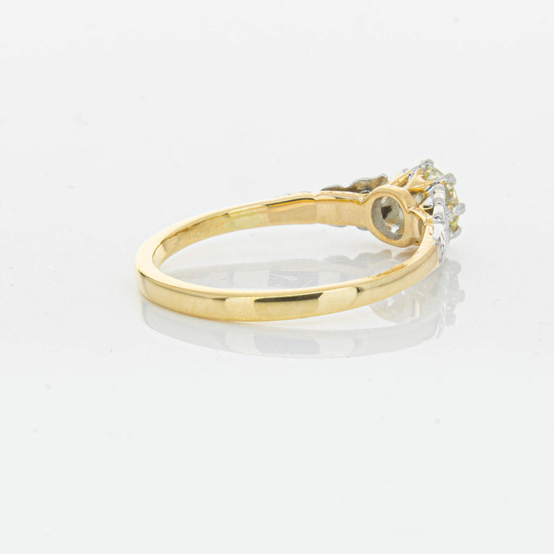 Deja Vu 16ct Yellow Gold .50ct Diamond Solitaire Ring - Ring - Walker & Hall