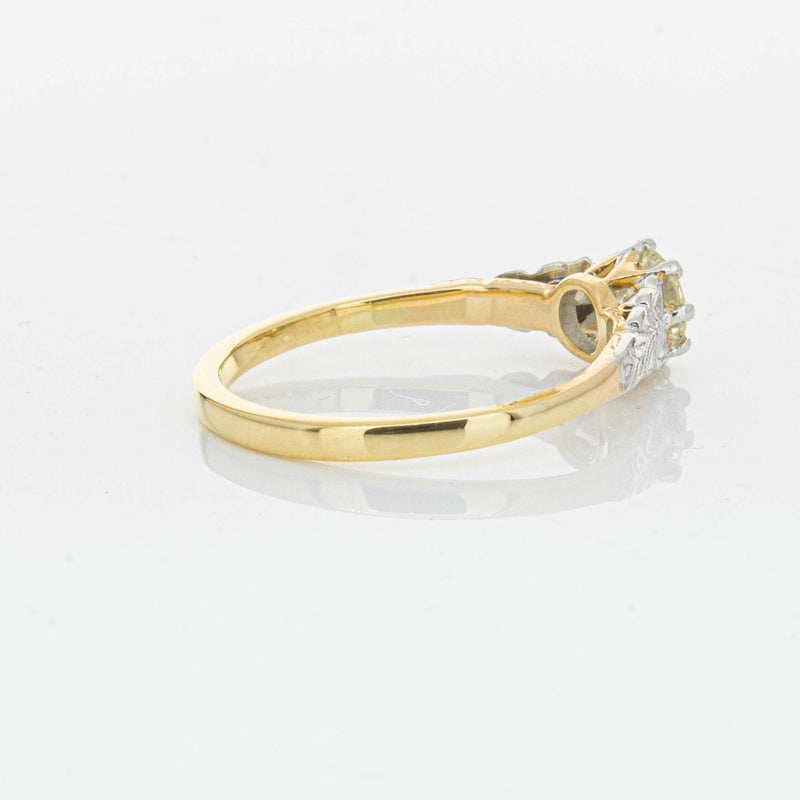 Deja Vu 16ct Yellow Gold .50ct Diamond Solitaire Ring - Ring - Walker & Hall