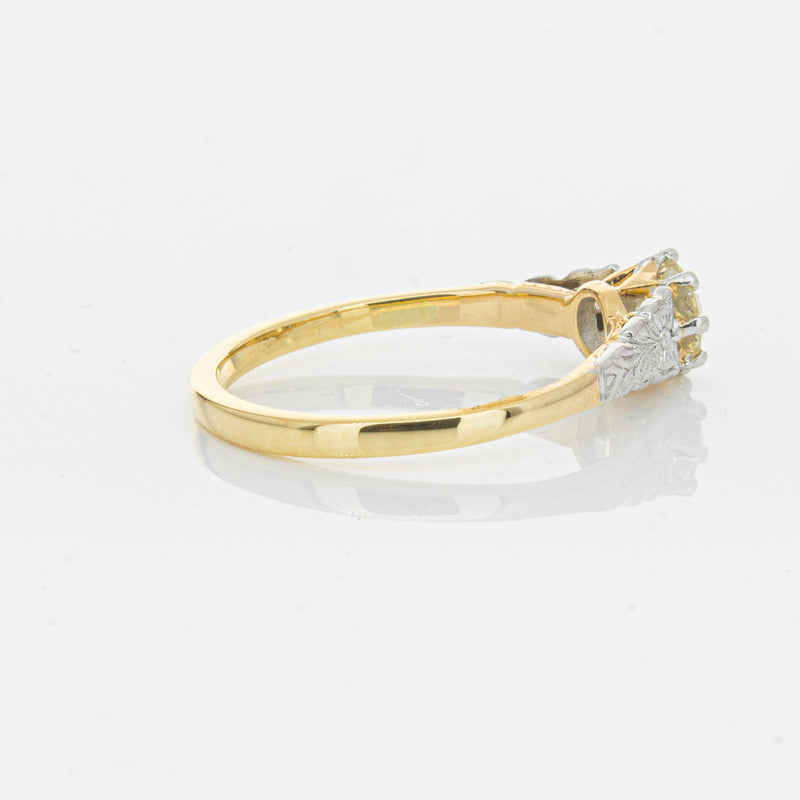 Deja Vu 16ct Yellow Gold .50ct Diamond Solitaire Ring - Ring - Walker & Hall