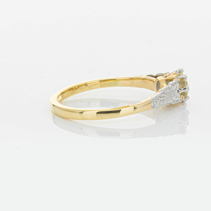 Deja Vu 16ct Yellow Gold .50ct Diamond Solitaire Ring - Ring - Walker & Hall