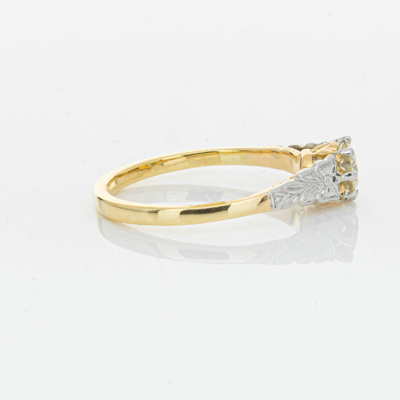 Deja Vu 16ct Yellow Gold .50ct Diamond Solitaire Ring - Ring - Walker & Hall