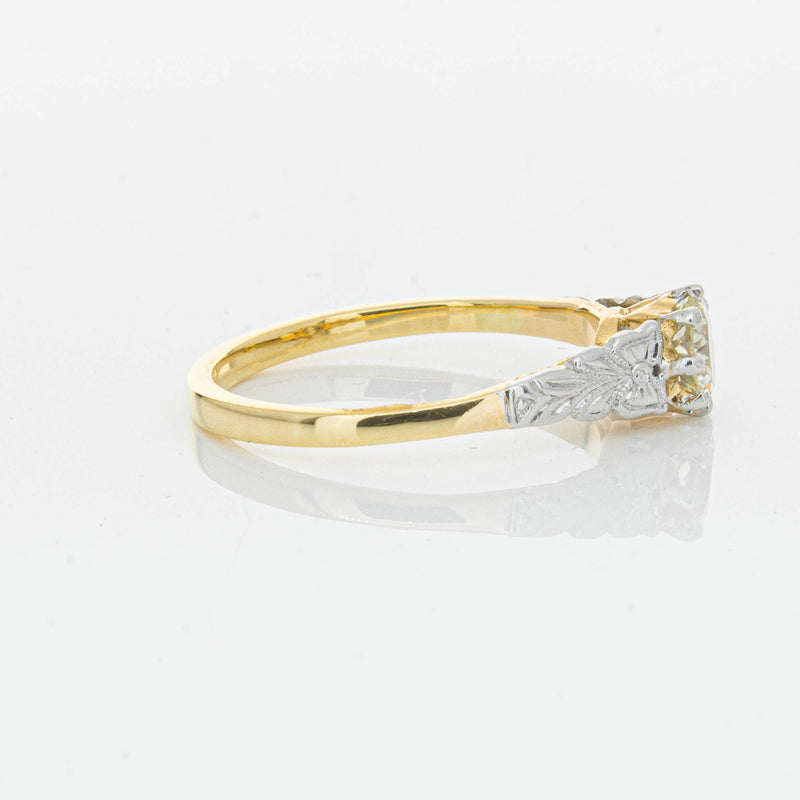 Deja Vu 16ct Yellow Gold .50ct Diamond Solitaire Ring - Ring - Walker & Hall