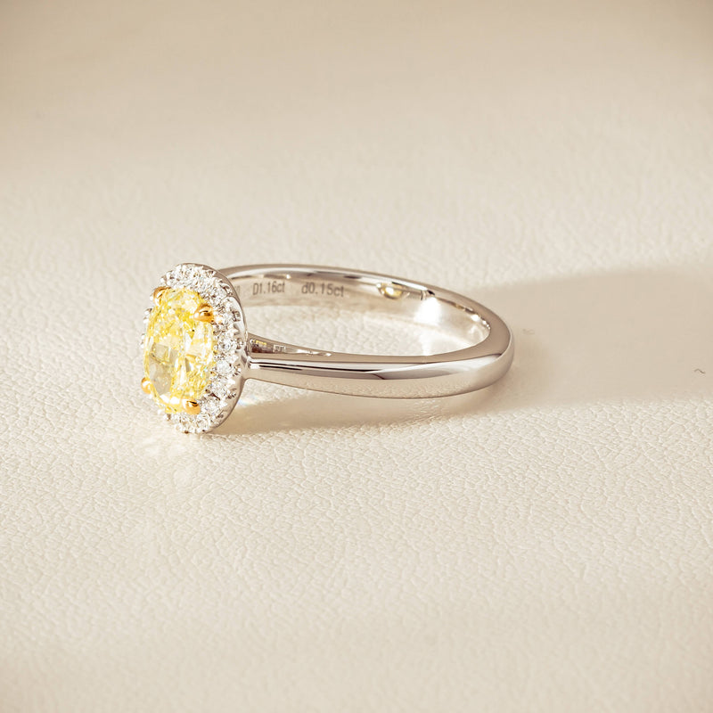 18ct White Gold 1.16ct Fancy Oval Diamond Nina Ring - Ring - Walker & Hall