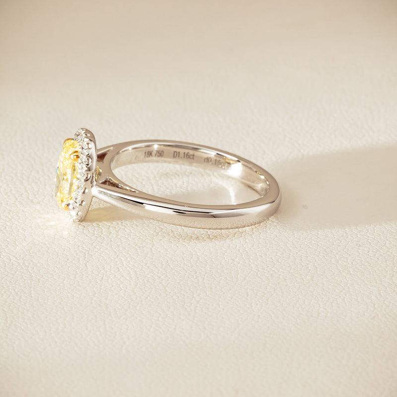 18ct White Gold 1.16ct Fancy Oval Diamond Nina Ring - Ring - Walker & Hall
