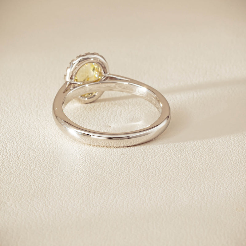 18ct White Gold 1.16ct Fancy Oval Diamond Nina Ring - Ring - Walker & Hall