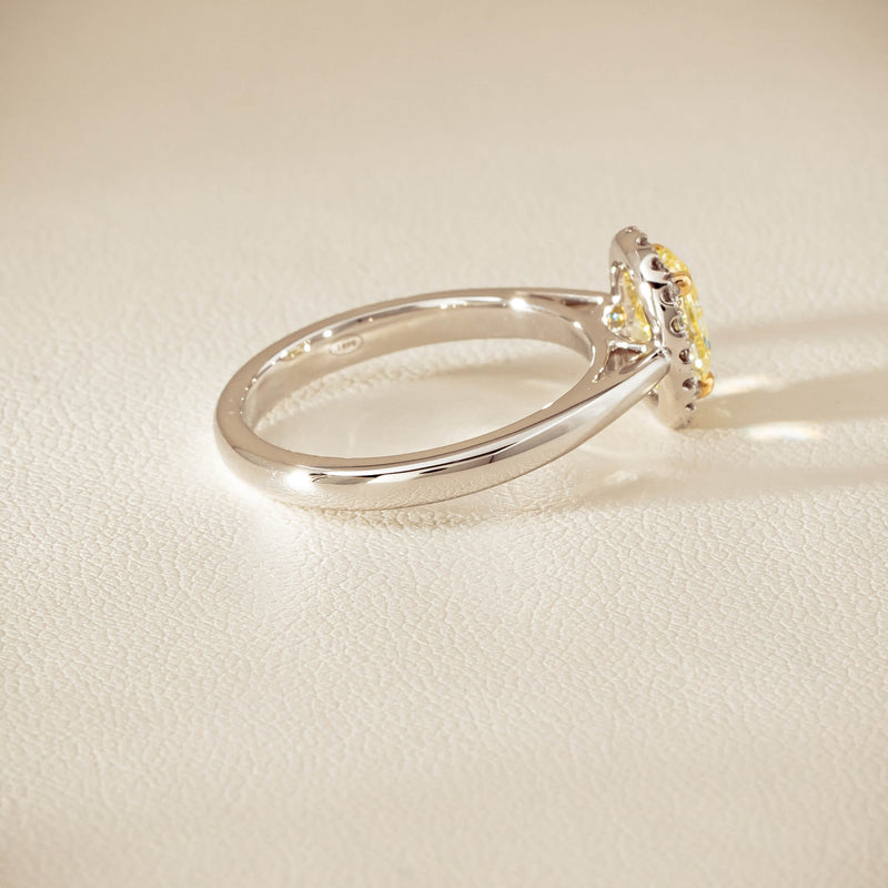 18ct White Gold 1.16ct Fancy Oval Diamond Nina Ring - Ring - Walker & Hall