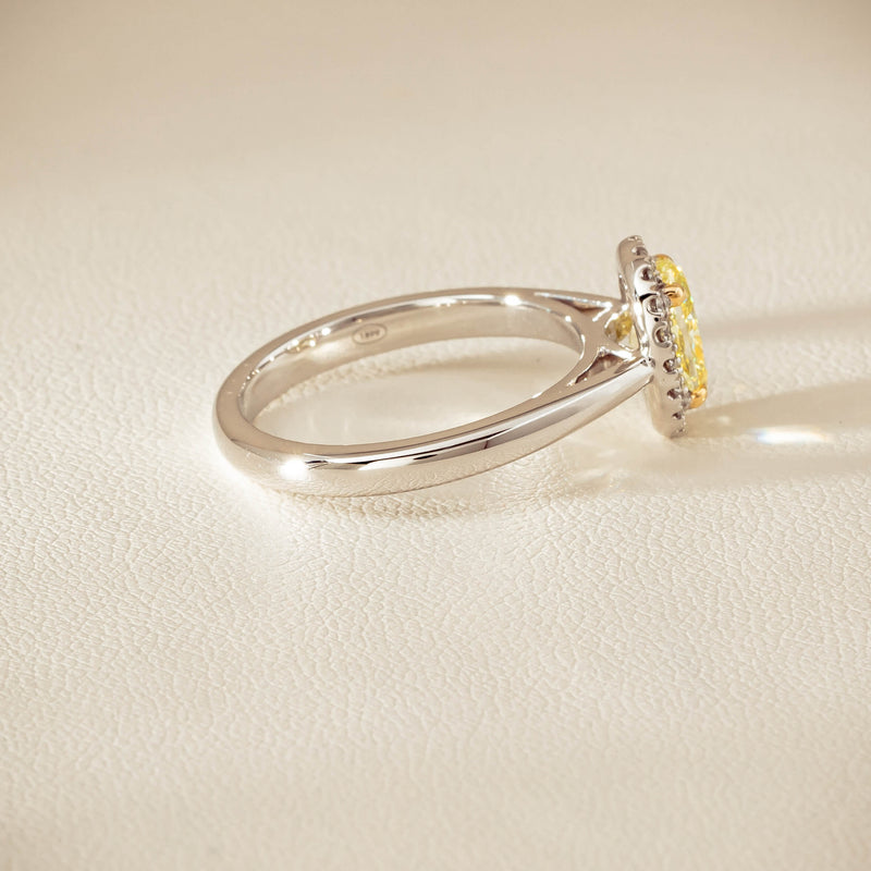 18ct White Gold 1.16ct Fancy Oval Diamond Nina Ring - Ring - Walker & Hall