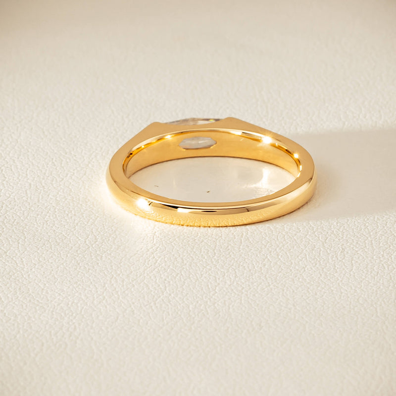 18ct Yellow Gold .56ct Marquise-Cut Diamond Astrid Ring - Ring - Walker & Hall