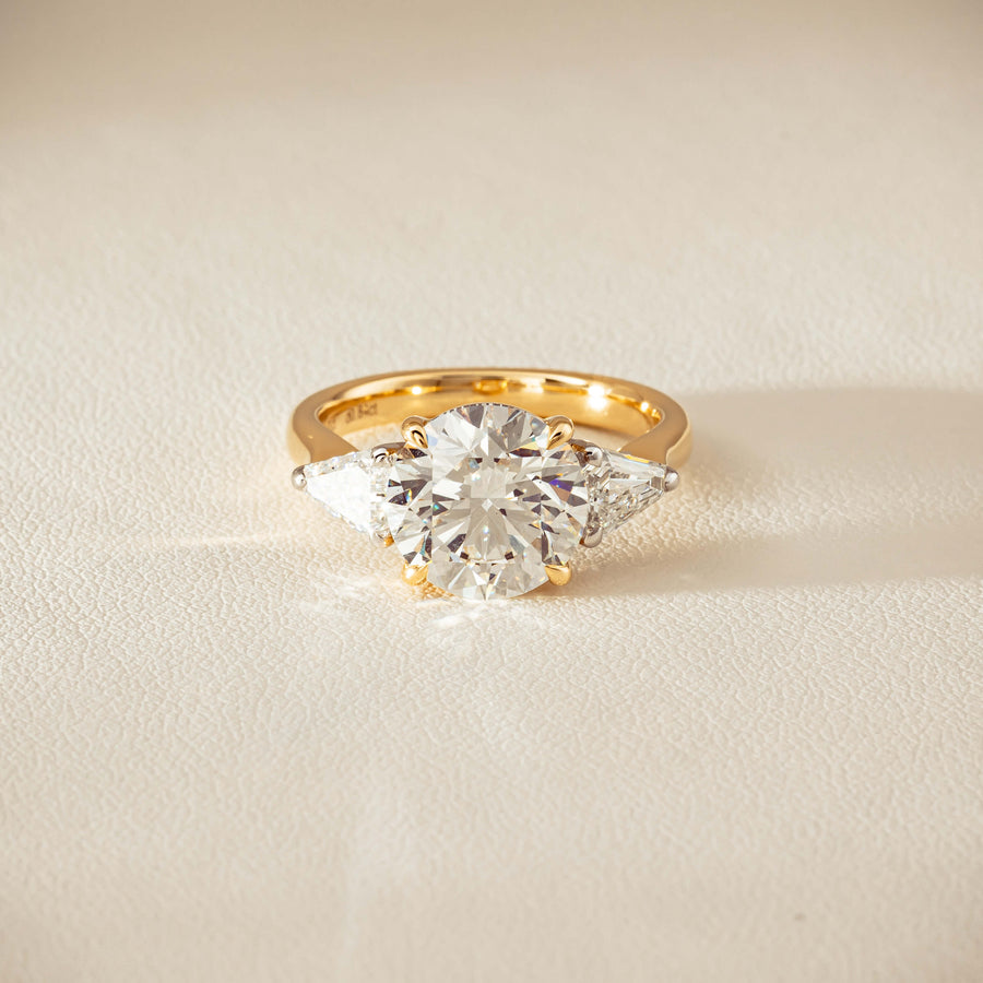 18ct Yellow & White Gold 4.01ct Diamond Odyssey Ring - Ring - Walker & Hall