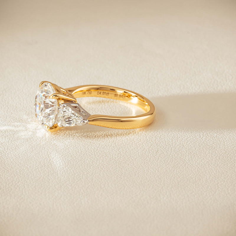 18ct Yellow & White Gold 4.01ct Diamond Odyssey Ring - Ring - Walker & Hall