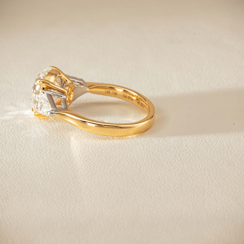 18ct Yellow & White Gold 4.01ct Diamond Odyssey Ring - Ring - Walker & Hall