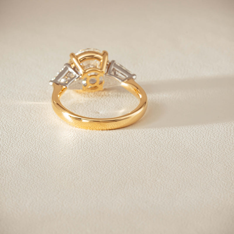 18ct Yellow & White Gold 4.01ct Diamond Odyssey Ring - Ring - Walker & Hall