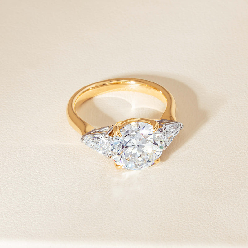 18ct Yellow & White Gold 4.01ct Diamond Odyssey Ring - Ring - Walker & Hall