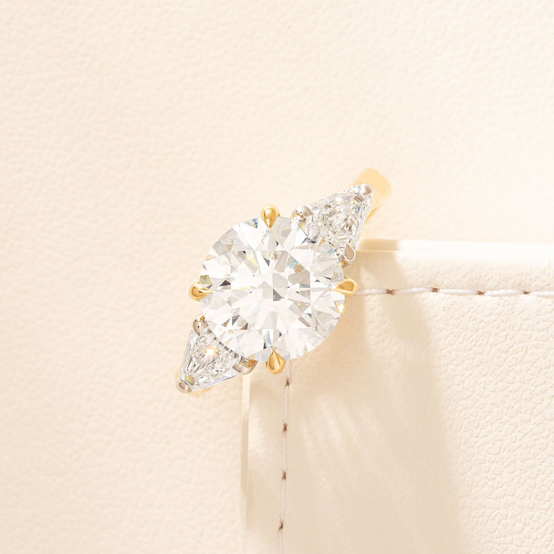 18ct Yellow & White Gold 4.01ct Diamond Odyssey Ring - Ring - Walker & Hall
