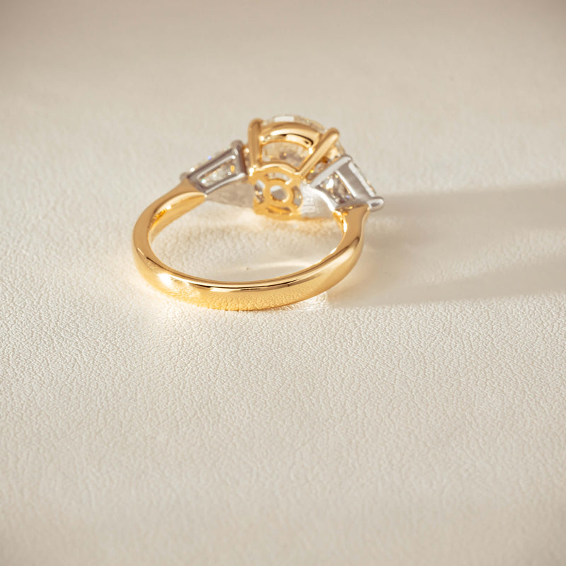 18ct Yellow & White Gold 4.01ct Diamond Odyssey Ring - Ring - Walker & Hall
