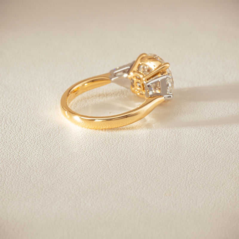 18ct Yellow & White Gold 4.01ct Diamond Odyssey Ring - Ring - Walker & Hall