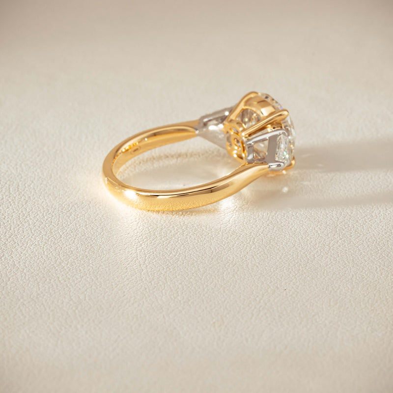 18ct Yellow & White Gold 4.01ct Diamond Odyssey Ring - Ring - Walker & Hall