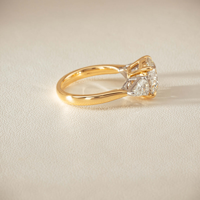 18ct Yellow & White Gold 4.01ct Diamond Odyssey Ring - Ring - Walker & Hall