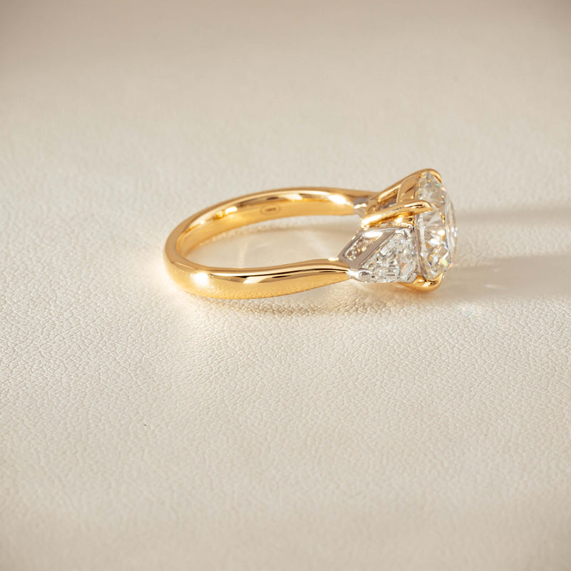 18ct Yellow & White Gold 4.01ct Diamond Odyssey Ring - Ring - Walker & Hall
