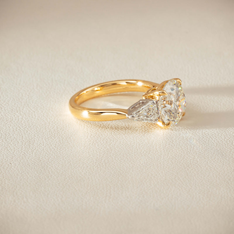 18ct Yellow & White Gold 4.01ct Diamond Odyssey Ring - Ring - Walker & Hall