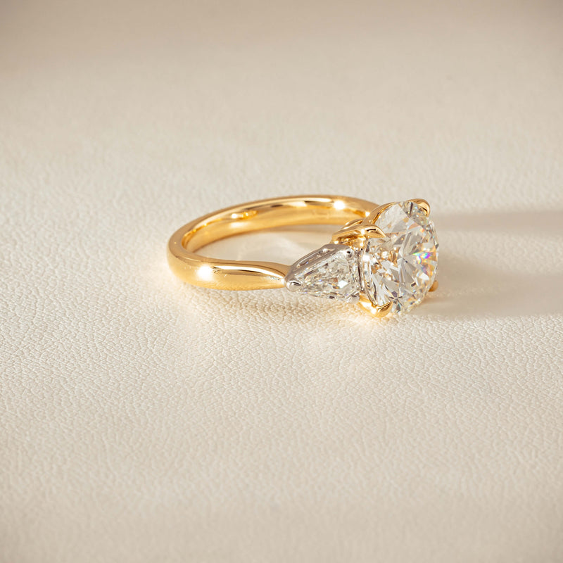 18ct Yellow & White Gold 4.01ct Diamond Odyssey Ring - Ring - Walker & Hall